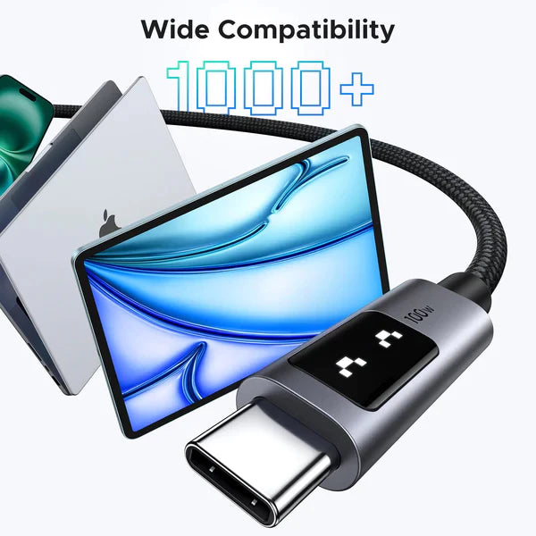 UGREEN USB Type C 2.0 Male To Type C 2.0 Male Robot 5A Data Cable (L509/35501)