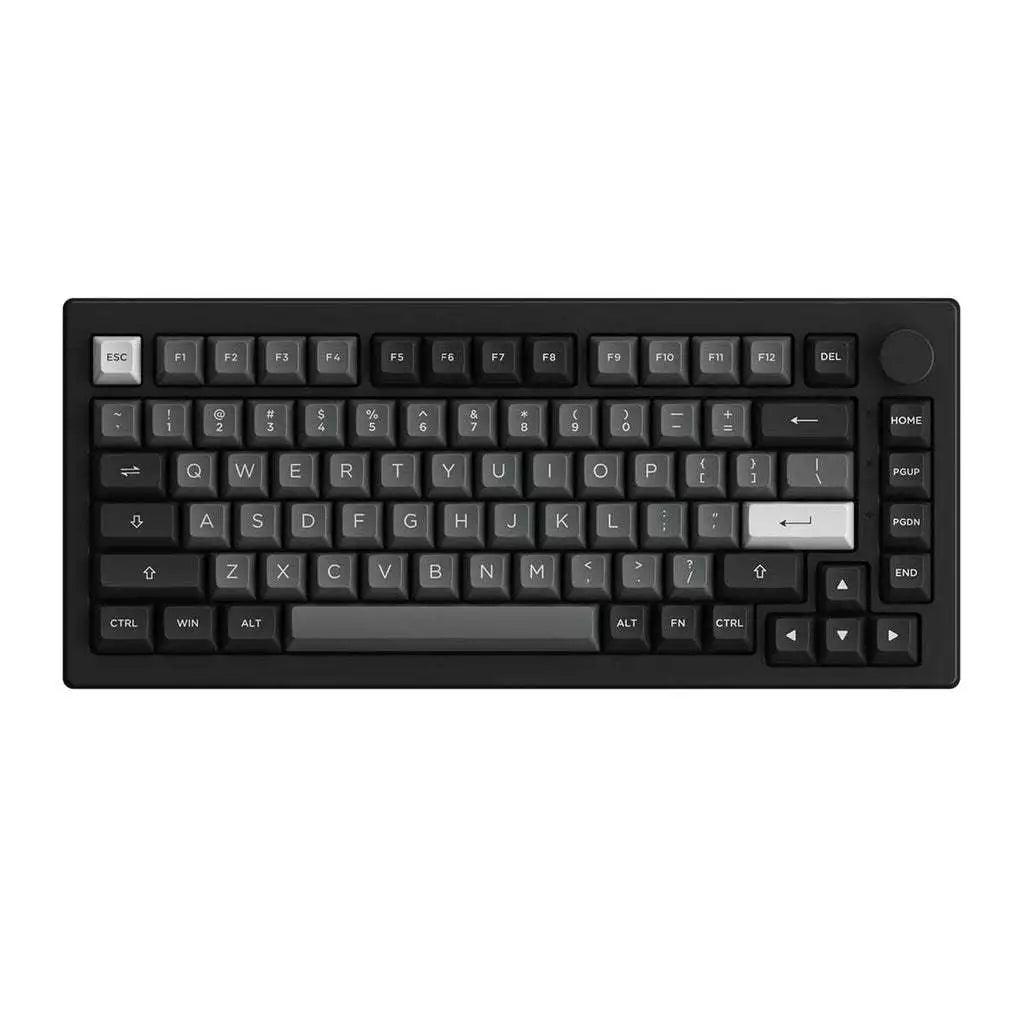 Akko Black & Silver 5075B Plus Multi-Modes Hot-Swappable Mechanical Keyboard