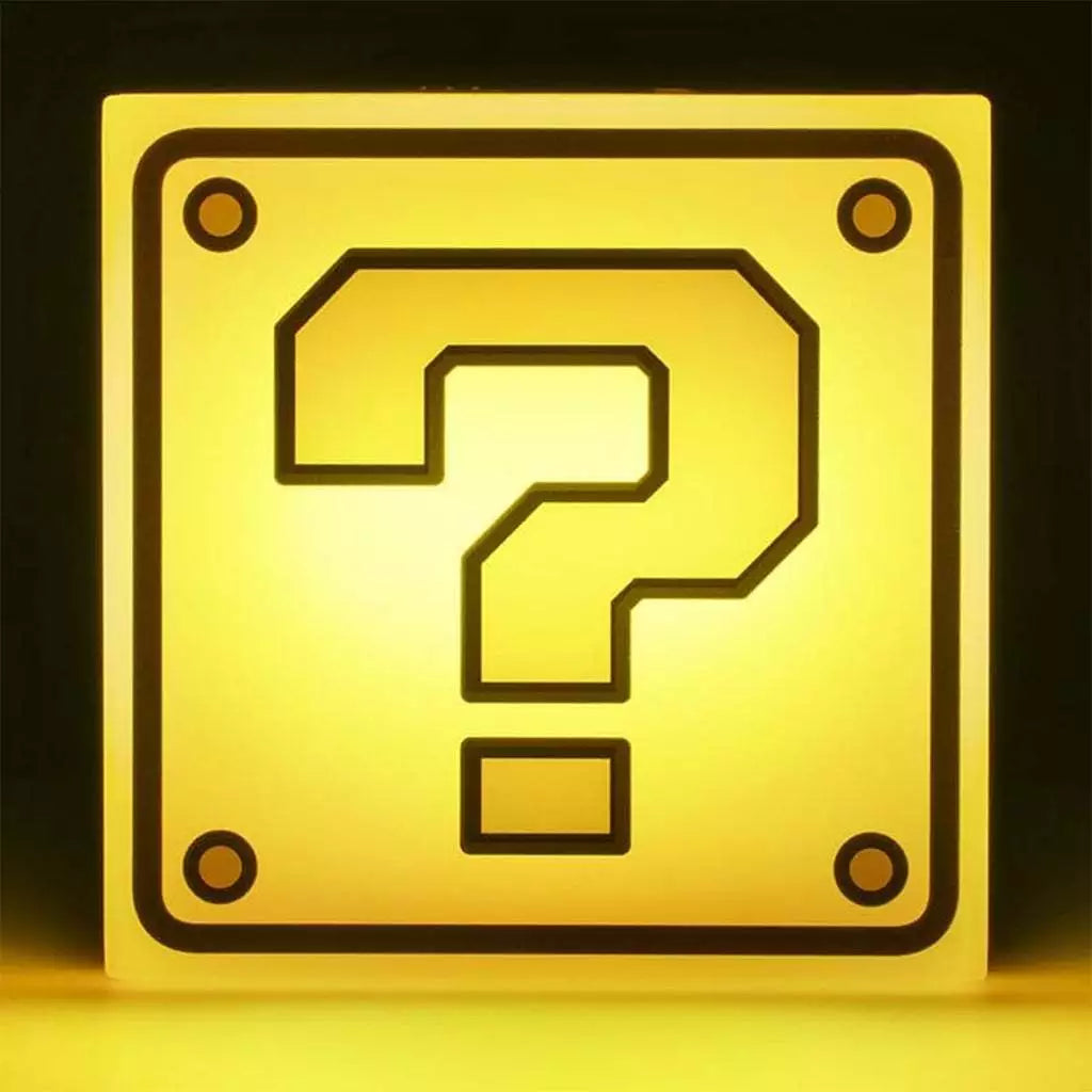 Paladone Super Mario Question Block Night Light (PP11595NN)