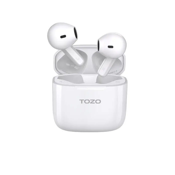 TOZO A3 Pro TWS Earbuds 5.3 BT 22HR Playtime Type C Charging Lightweight DSP Noise Cancel White