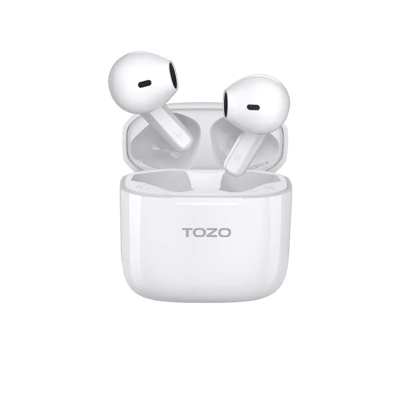 TOZO A3 Pro TWS Earbuds 5.3 BT 22HR Playtime Type C Charging Lightweight DSP Noise Cancel White