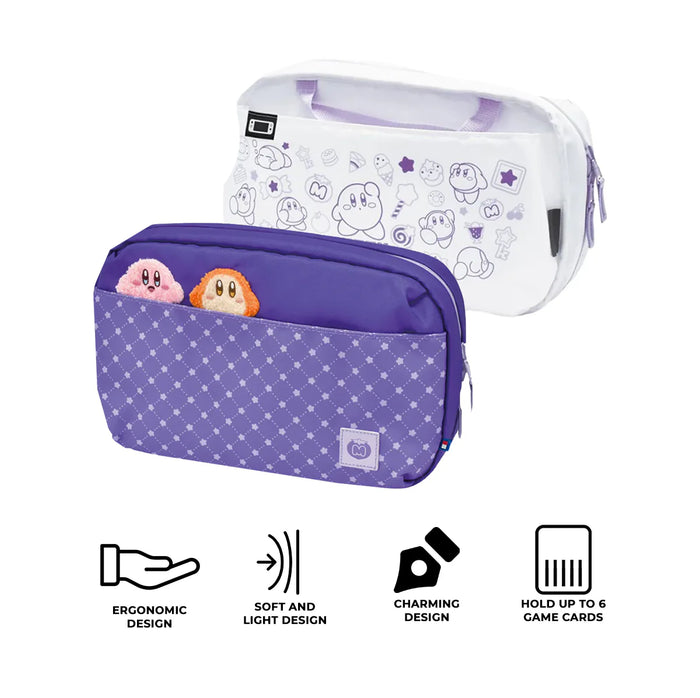 Hori Reversible Travel Pouch Kirby & Waddle Dee for Nintendo Switch 2 NSX-028A
