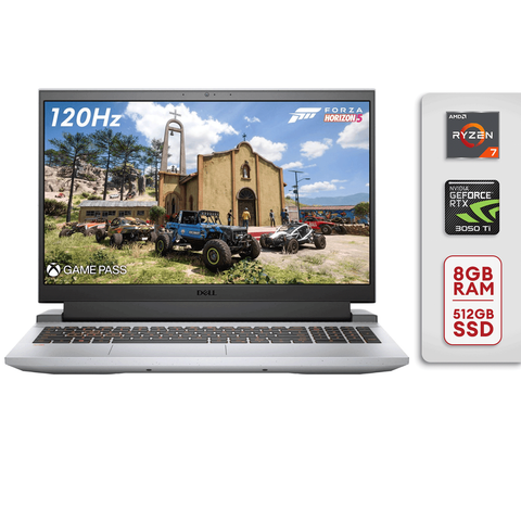 Dell 15.6" FHD Laptop Ryzen 7 5000 Series 8GB RAM 512GB SSD NVIDIA GeForce RTX 3050Ti 4GB GPU Win 11 Phantom Grey