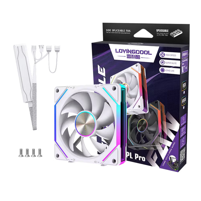 Lovingcool PL-Pro 3in1 120mm ARGB CD Mirror Design Cooling Fan