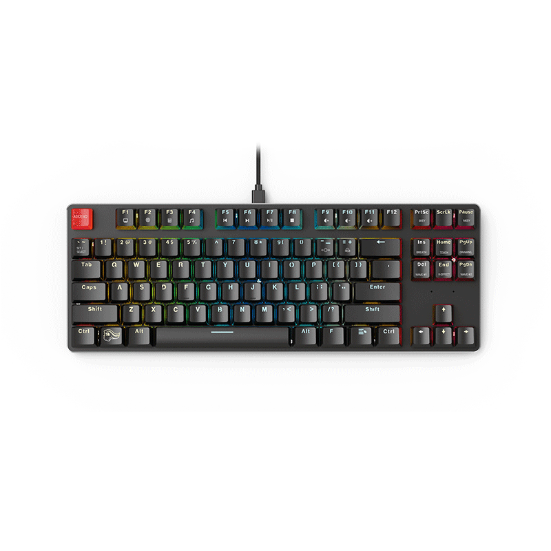Glorious PC Gaming Race Modular Mechanical Keyboard GMMK Tenkeyless (Brown Switches) (Black) - GameXtremePH