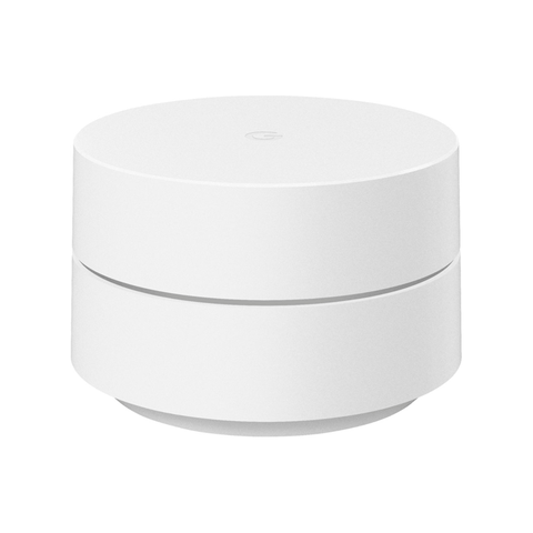 Google Wi-Fi Router (AC1200) 1 Pack Up to 1500sq Feet Coverage with Control Feature Via Google Home App - Snow