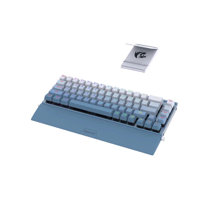 Redragon Shaco RGB 68 Keys Mechanical Gaming Keyboard Blue Red Switch (K641B-BW-RGB)