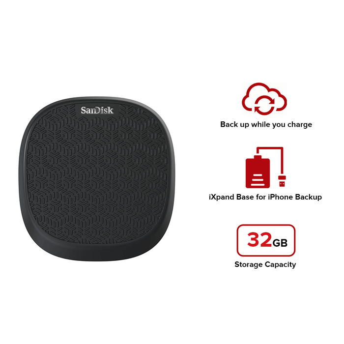 Sandisk Ixpand Base for Iphone Backup Storage & Charger
