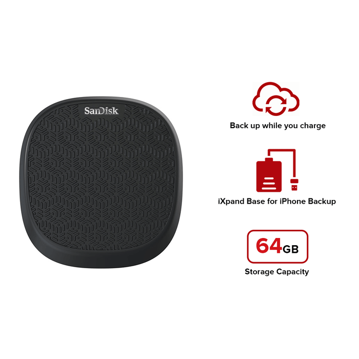 Sandisk Ixpand Base for Iphone Backup Storage & Charger