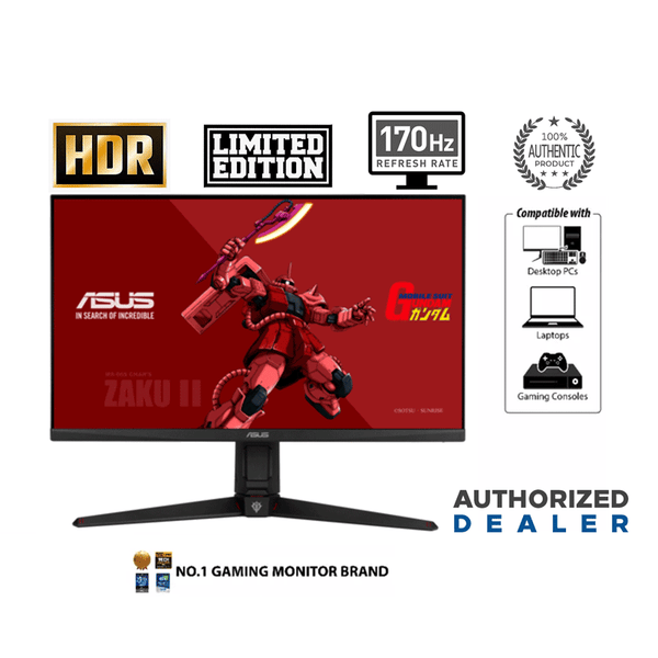 Asus TUF VG27AQGL1A 27-INCH ZAKU II Gundam Edition Gaming