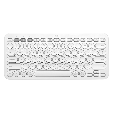 Logitech K380 Multi Device Bluetooth Keyboard White - GameXtremePH