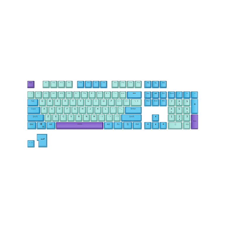 Royal Kludge AH003 Doubleshot LED Through Keycaps 104 keys