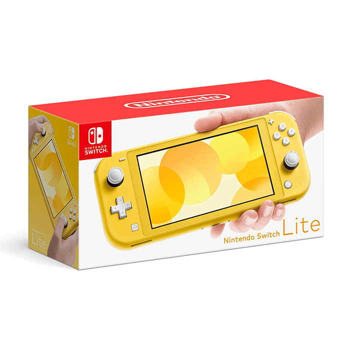 Nintendo Switch Console Lite Yellow box