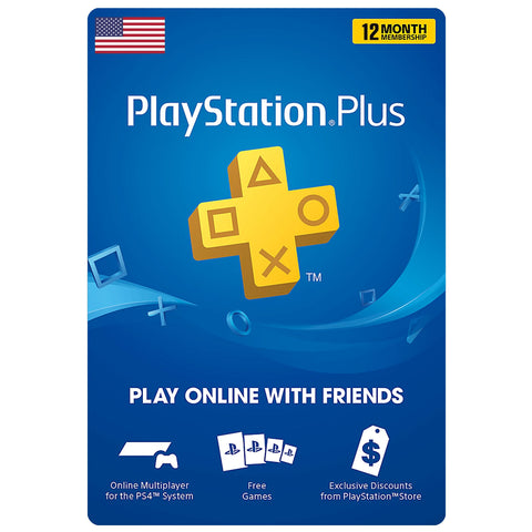 Playstation Plus Digital Code 12 Months - USA - GameXtremePH