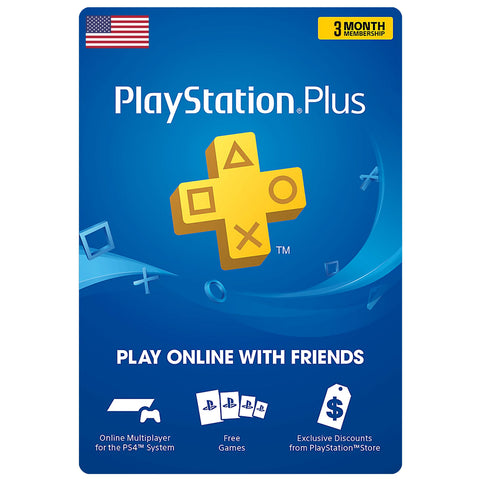 Playstation Plus Digital Code 3 Months - USA - GameXtremePH