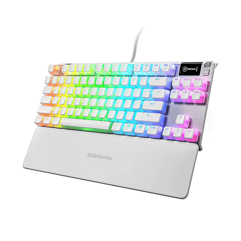 SteelSeries Apex 7 TKL Mechanical Gaming Keyboard Ghost Limited Ed (Red Linear Switch) - GameXtremePH