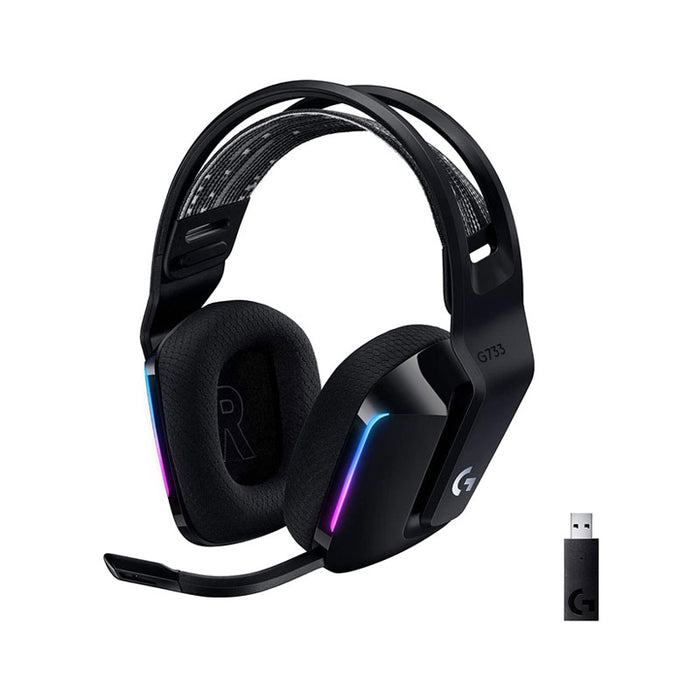 Logitech G733 Lightspeed Wireless RGB Gaming Headset - Black - GameXtremePH
