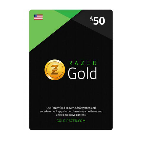 Razer Gold Digital Gift Code - 50$ - GameXtremePH