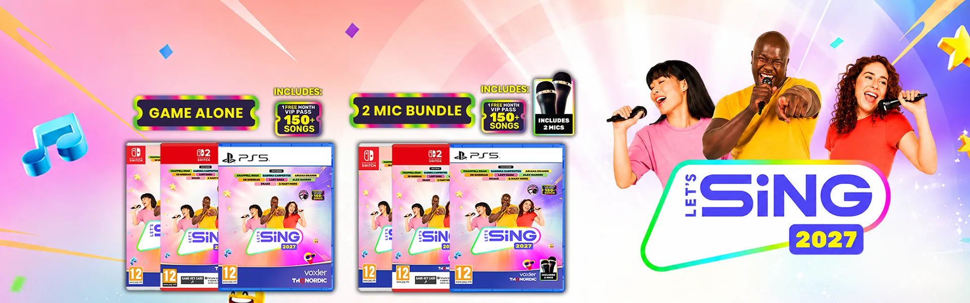 Let's Sing ABBA 2 Mic Bundle [2027 Edition]