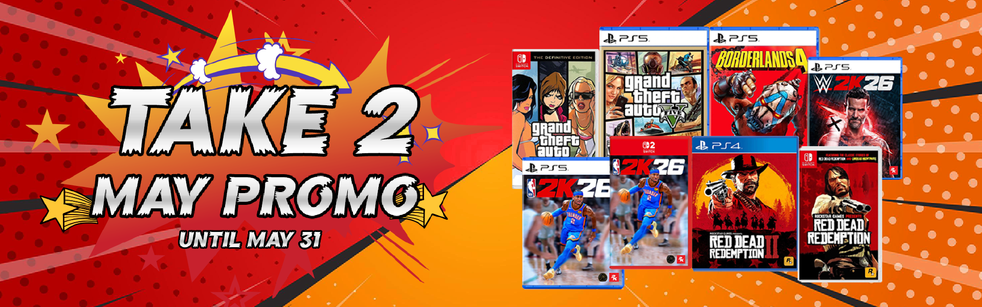 Take 2 May Promo