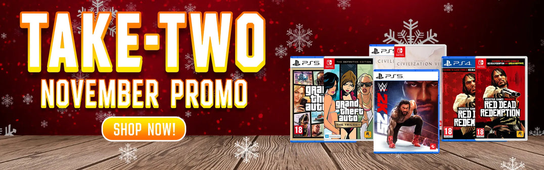 Take2 November Promo until November 30, 2025