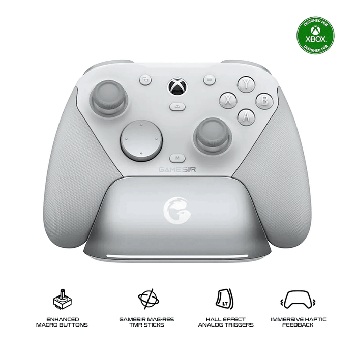 Gamesir G7 Pro 8k Wireless Tri-mode PC / Xbox / Mobile Controller (Mech White, Shadow Ember)