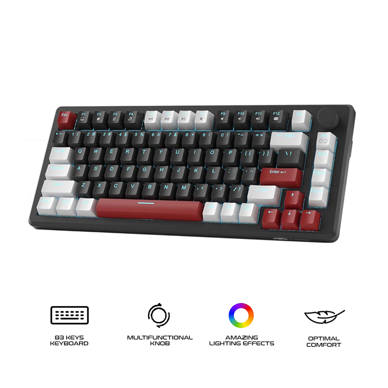 Magegee MK-Star75 83-key 75% layout Wired Mechanical Keyboard