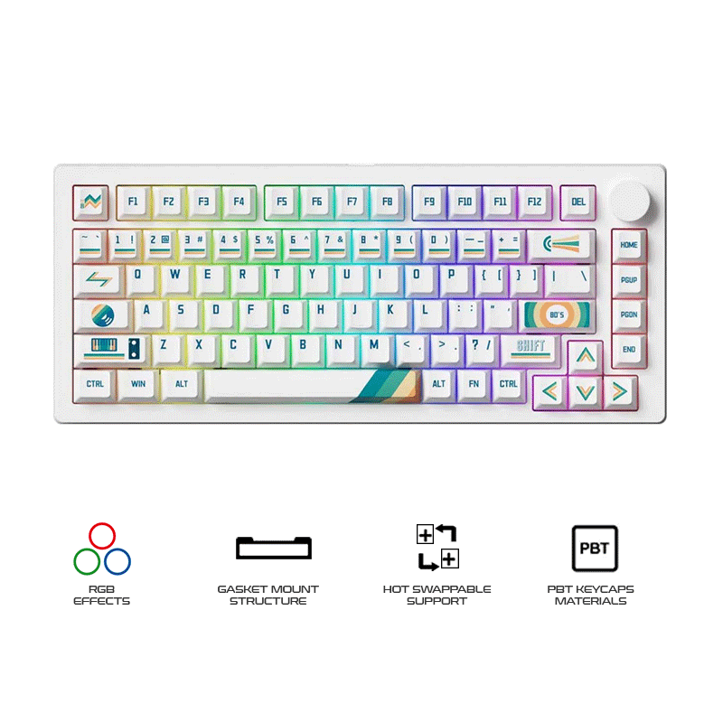 MonsGeek M1 V5 VIA Aluminum Case Multi-Mode Hot-Swappable Mechanical Keyboard