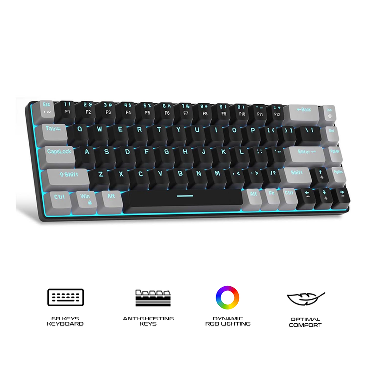Magegee MK-BOX 68-key 65% layout Wired Mechanical Keyboard