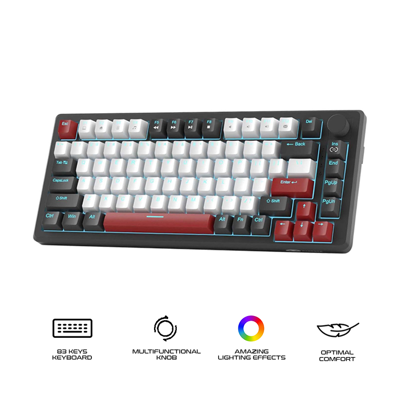 Magegee MK-Star75 83-key 75% layout Wired Mechanical Keyboard