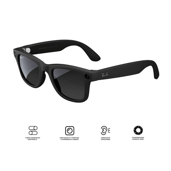 Ray-Ban Meta Wayfarer Smart Glasses W/ Meta AI