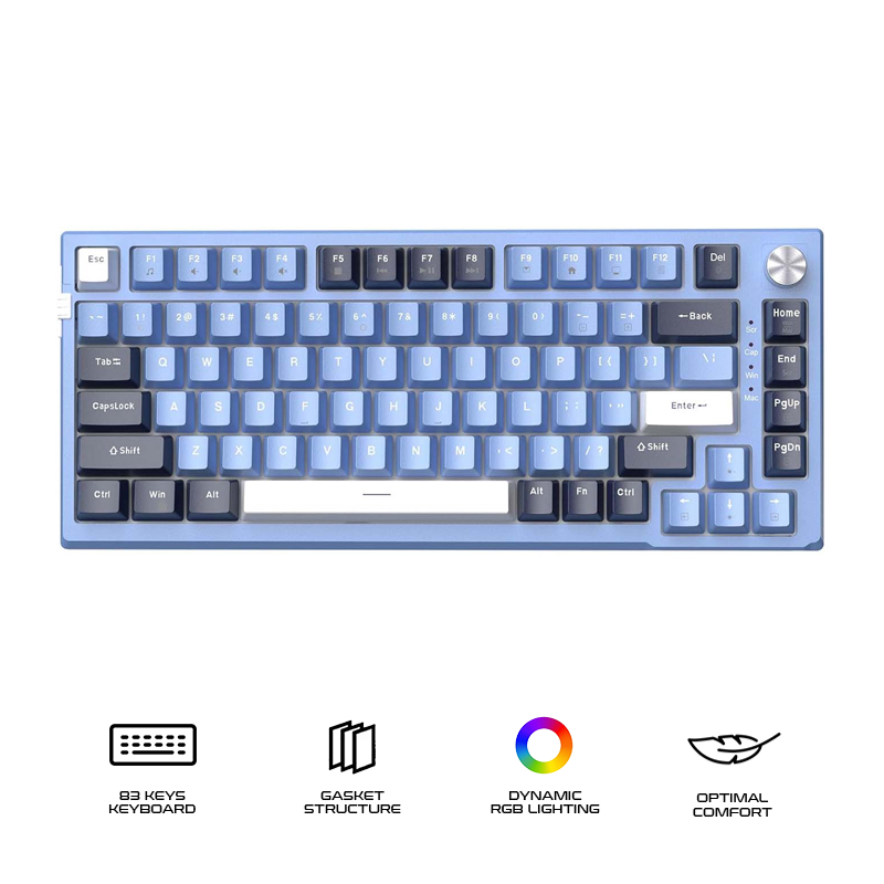 Magegee Sky81 83-key 75% layout Wired Mechanical Keyboard