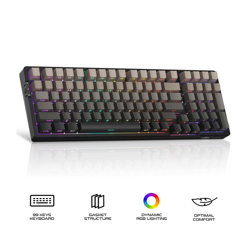 Magegee Light100 99-key Tri-mode 95% layout Mechanical Keyboard