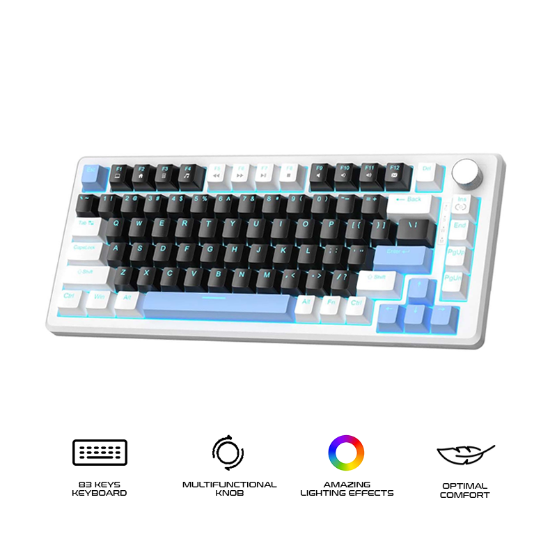 Magegee MK-Star75 83-key 75% layout Wired Mechanical Keyboard