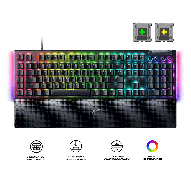 Razer BlackWidow V4 - Mechanical Gaming Keyboard
