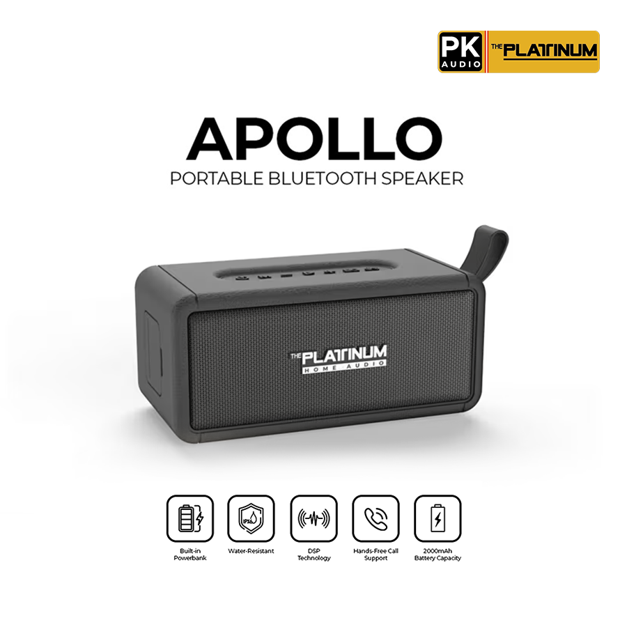 Platinum Karaoke APOLLO Portable Bluetooth Speaker