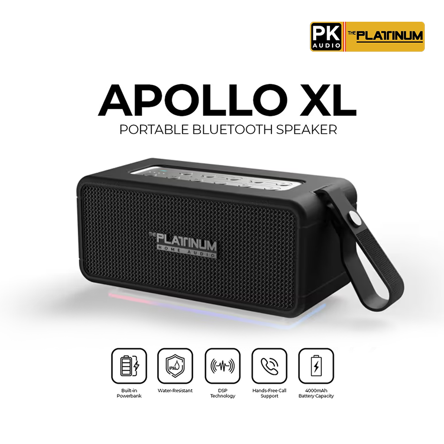 Platinum Karaoke APOLLO XL Portable Bluetooth Speaker
