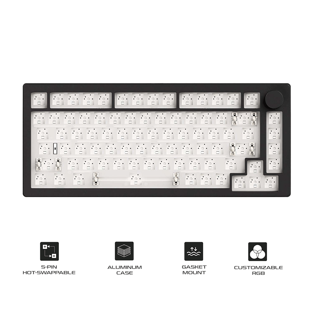 MonsGeek M1 V5 VIA Barebone DIY Kit Aluminum Case Multi-Mode RGB Hot-Swappable Mechanical Keyboard