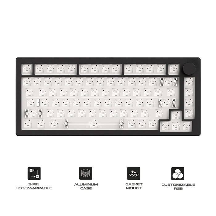 MonsGeek M1 V5 VIA Barebone DIY Kit Aluminum Case Multi-Mode RGB Hot-Swappable Mechanical Keyboard