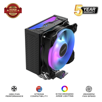 TCOMAS SJR400 4 Heatpipe Single Tower CPU Air Cooler