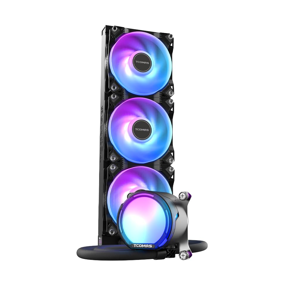 TCOMAS LE100 ARGB 360mm AIO Liquid CPU Cooler