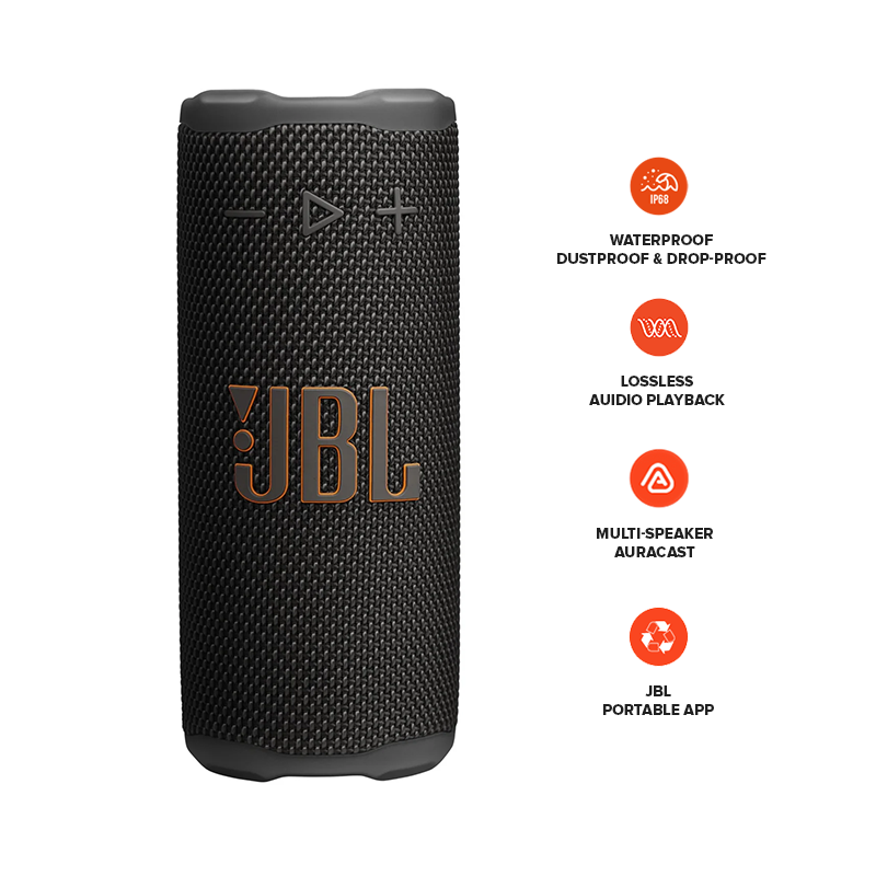 Harman JBL Grip Bluetooth Speaker Pro Sound with built-in Ambient Light