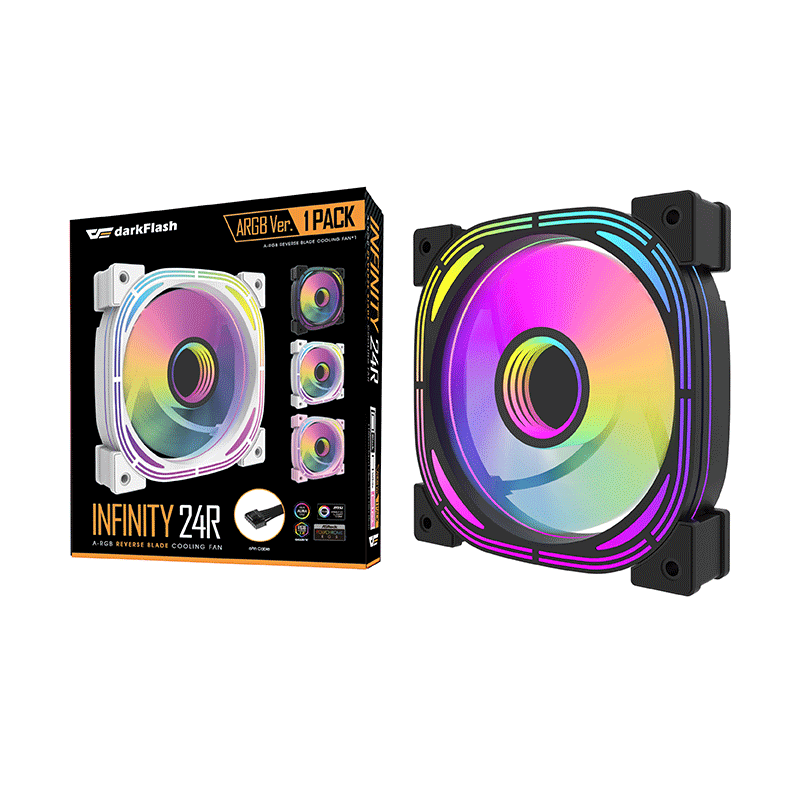 DarkFlash Infinity 24R ARGB Reverse Blade Cooling Fan