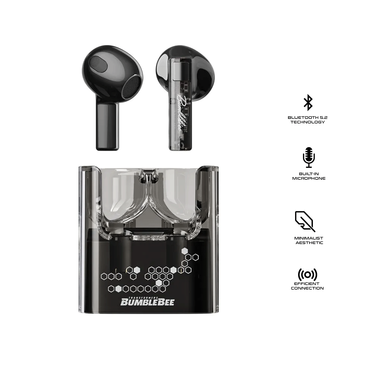 Transformers TF-T08 Wireless Earphone Smart Touch - Dual Mode
