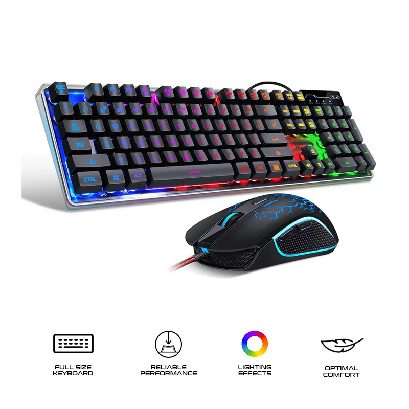 Magegee K1 Wired Membrane Keyboard & Mouse Combo RGB