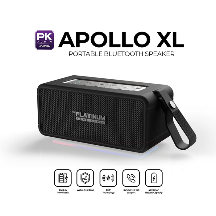 Platinum Karaoke APOLLO XL Portable Bluetooth Speaker