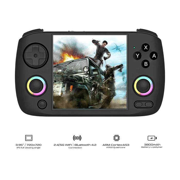 Anbernic RG CubeXX Retro Game Console Linux 64-Bit Supports 2.4G H700 Quad-Core Arm Cortex-A53