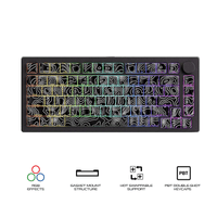 MonsGeek M1 V5 Contour Lines Aluminum Case Multi-Mode Hot-Swappable Mechanical Keyboard (Akko V3 Piano Pro Switch)