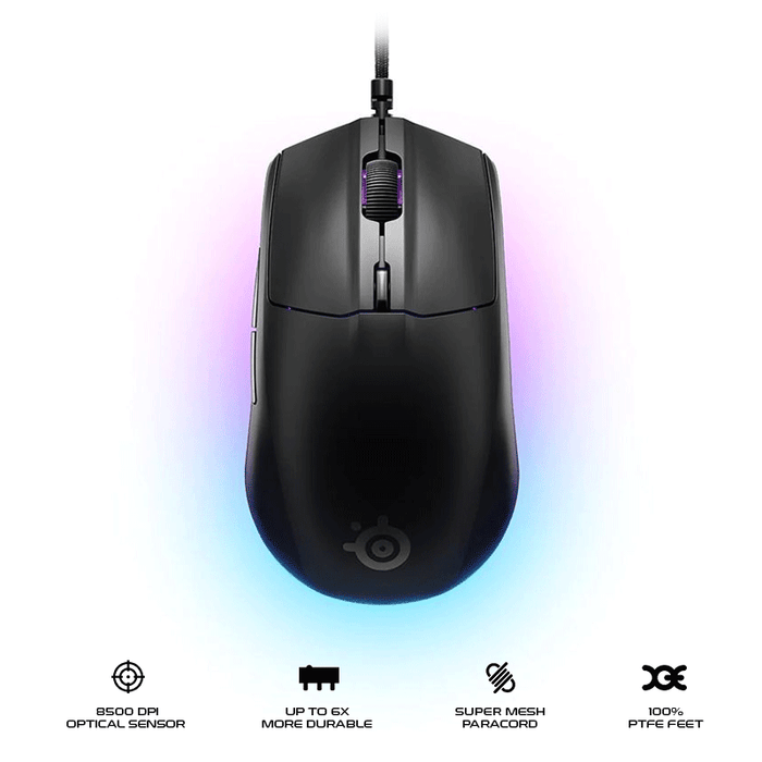 SteelSeries Rival 3 Gen 2 Lightweight Gaming Mouse