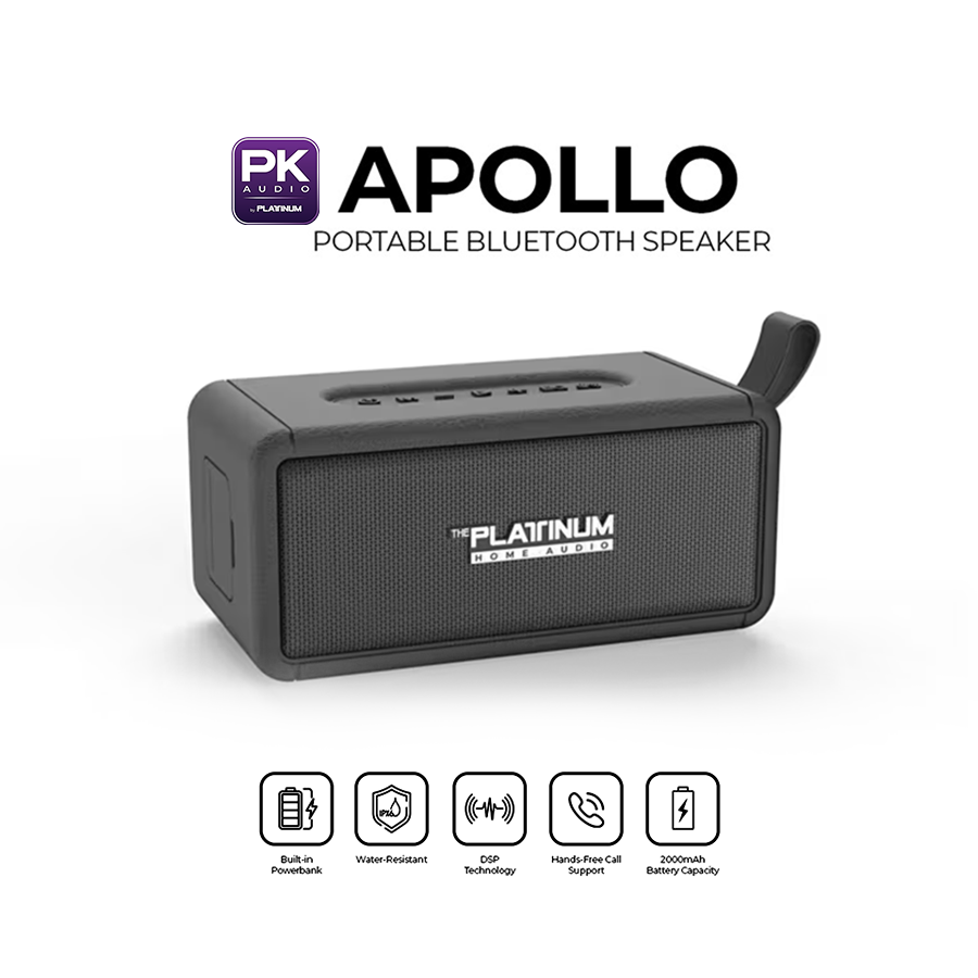 Platinum Karaoke APOLLO Portable Bluetooth Speaker